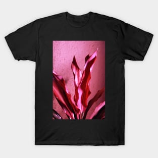 Pink Leaves Photography T-Shirt